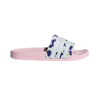Adidas Kids' Adilette Lite Slides - Light Pink / Floral
